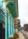 A colorful street view in New Orleans