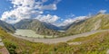 View down the valley towards the Ritzlihorn from the Grimsel Pass