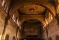 A view down a vaulted hall in the Junagarh Fort in Bikaner, Rajasthan, India