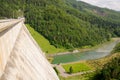 View downstream of the Bicaz Dam