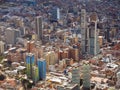 View of the downtown of Bogota, Colombia. Royalty Free Stock Photo