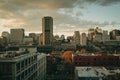 View of downtown from Church Hill Overlook, Richmond, Virginia Royalty Free Stock Photo