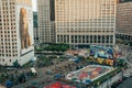 View of downtown cityscape in Detroit, Michigan Royalty Free Stock Photo