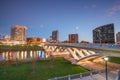 View of downtown Columbus Ohio Skyline Royalty Free Stock Photo