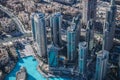 View downtown Dubai Royalty Free Stock Photo