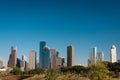 A view of downtown Houston Royalty Free Stock Photo