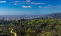 Panoramic View of Los Angeles Basin