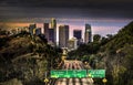 Los Angeles skyline Royalty Free Stock Photo