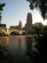 View of Downtown Minneapolis Royalty Free Stock Photo
