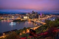 View of downtown Pittsburgh Royalty Free Stock Photo