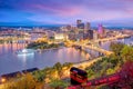 View of downtown Pittsburgh Royalty Free Stock Photo