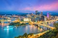 View of downtown Pittsburgh Royalty Free Stock Photo