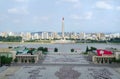 View of the downtown Pyongyang capital the North Korea