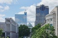 View of downtown Raleigh NC capitol Royalty Free Stock Photo