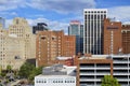 Downtown Raleigh, North Carolina Skyline Royalty Free Stock Photo