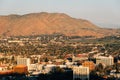 View of downtown Riverside from Mount Rubidoux, in Riverside, California Royalty Free Stock Photo