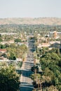 View of downtown Riverside from Mount Rubidoux, in Riverside, California Royalty Free Stock Photo