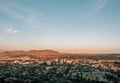 View of downtown Riverside from Mount Rubidoux, in Riverside, California Royalty Free Stock Photo