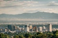 View of the downtown skyline of Salt Lake City, Utah