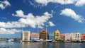 View of downtown Willemstad, Curacao Netherlands Antilles Royalty Free Stock Photo