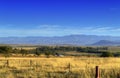 View of the Drakensberg Mountains and Fields - South Africa Royalty Free Stock Photo