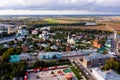 View from drone on Kolomna Kremlin in summer, Russia Royalty Free Stock Photo