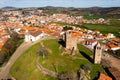 View from drone of Mogadouro municipality, Portugal Royalty Free Stock Photo