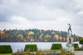 View from Drottningholm Palace in Stockholm, Sweden Royalty Free Stock Photo