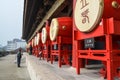 View of the Drums in the Bell Tower in Xian, Shaanxi Province, China