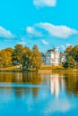 View of the Druskininkai city from the lake Druskonis