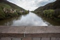 view from the drusus bridge in bingen germany