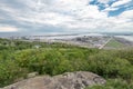 View of Duluth, Minnesota and Superior Wisconsin Royalty Free Stock Photo