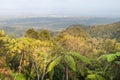 View of Dumaguete city from the slopes of Mount Talinis, Negros island, Philippin