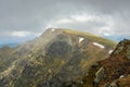 View from Dumbier peak in Low Tatras in Slovakia Royalty Free Stock Photo