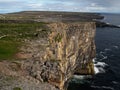 View from Dun Angus, Inishmore, Ireland Royalty Free Stock Photo