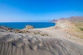 View from the dune of Monsul Beach in Cabo de Gata Almeria