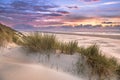 View from dune over North Sea Royalty Free Stock Photo