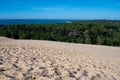 View of Dune of Pilat tallest sand dune in Europe located in La Teste-de-Buch in Arcachon Bay area, France southwest of Bordeaux