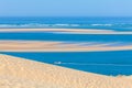 View from Dune of Pyla, Arcachon Bay Royalty Free Stock Photo