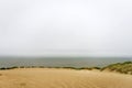 A view of dunes and Curonian Lagoon Royalty Free Stock Photo