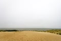A view of dunes and Curonian Lagoon Royalty Free Stock Photo