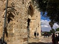 A view of the Dung Gate in Jerusalem