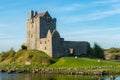 View on Dunguaire castle on a sunny spring evening.