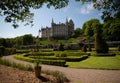 Garden at Dunrobin castle, Scotland