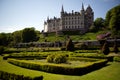 Garden at Dunrobin castle, Scotland