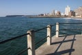 View of Durban Beachfront from Pier Royalty Free Stock Photo