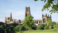A view of Durham Cathedral Royalty Free Stock Photo