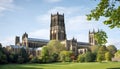 A view of Durham Cathedral Royalty Free Stock Photo