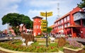 View of the Dutch Square in Malacca City, Malaysia