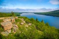 View of Eagle Lake in Acadia National Park, Maine Royalty Free Stock Photo